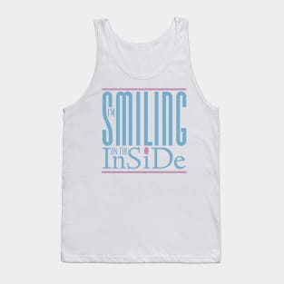 I’m Smiling On The Inside 08blue-pink Tank Top